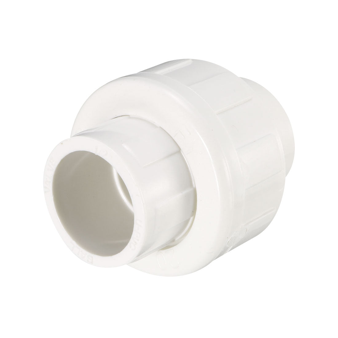 uxcell Uxcell 20mm Slip x 20mm Slip Metric PVC Pipe Fitting Union Solvent Socket Quick Connector 4pcs