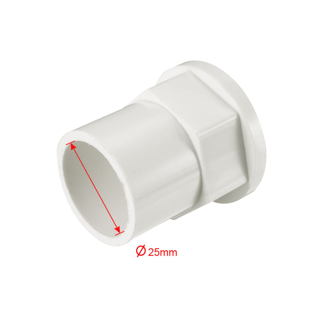 uxcell Uxcell 25mm Slip x 3/4 PT Female Brass Thread PVC Pipe Fitting Adapter