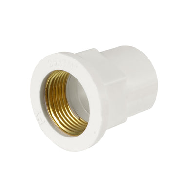 Harfington Uxcell 25mm Slip x 3/4 PT Female Brass Thread PVC Pipe Fitting Adapter