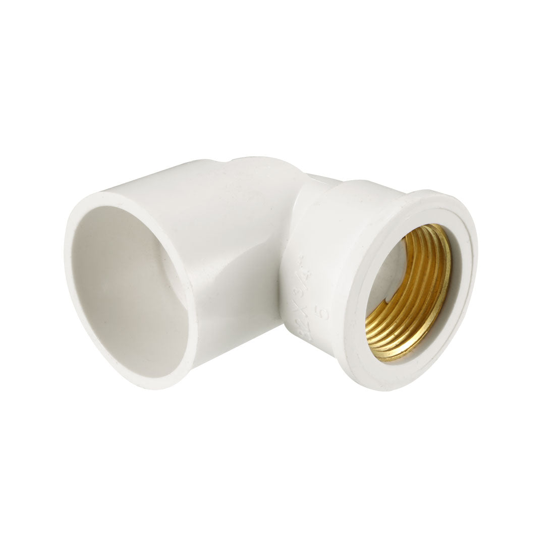 uxcell Uxcell 32mm Slip x 3/4PT Female Thread 90 Degree PVC Pipe Fitting Elbow 3 Pcs