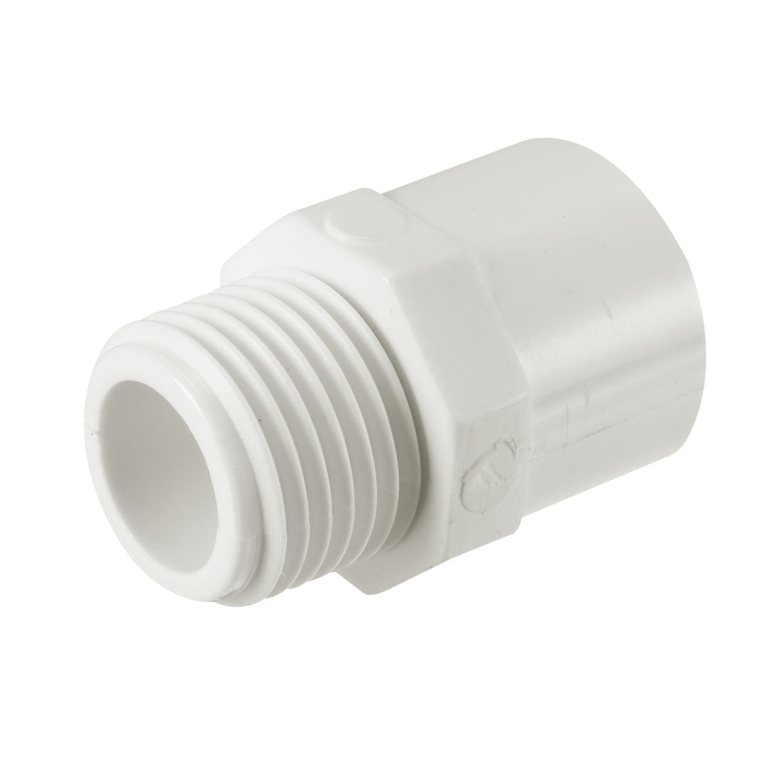 uxcell Uxcell 20mm Slip x G1/2 Male Thread PVC Pipe Fitting Adapter Connector 5 Pcs