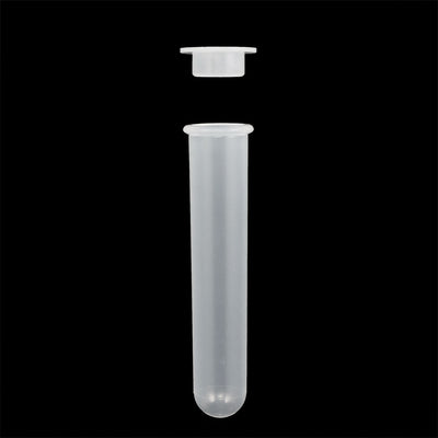 Harfington Uxcell 10 Pcs 20ml Plastic Centrifuge Tubes with Attached Cap, Round Bottom