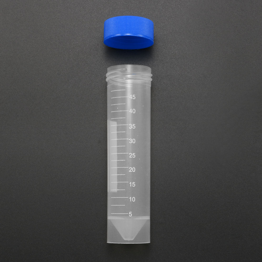 uxcell Uxcell 10 Pcs 45ml Plastic Centrifuge Tubes with Blue Screw Cap, Conical Bottom, Self Standing， Graduated Marks