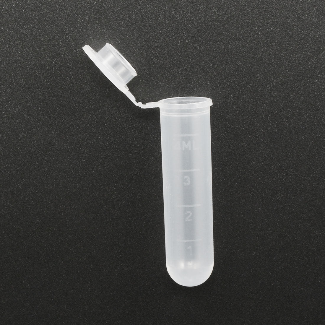 uxcell Uxcell 20 Pcs 5ml Plastic Centrifuge Tubes with Attached Cap, Round Bottom, Graduated Marks