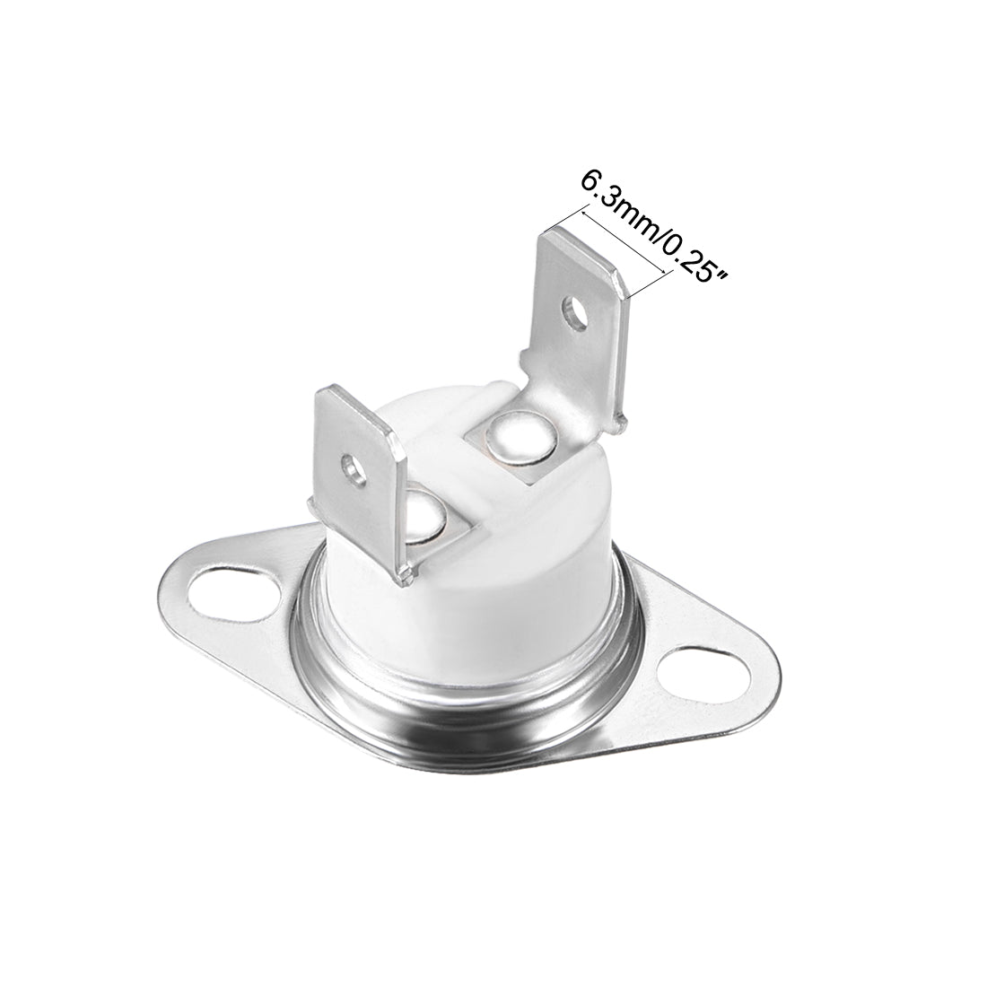 uxcell Uxcell KSD301 Thermostat 200 °C/392 °F 10A Normalerweise geschlossen N.C Einstellen der Temperaturschalter mit Schnappscheibe 2 Stück