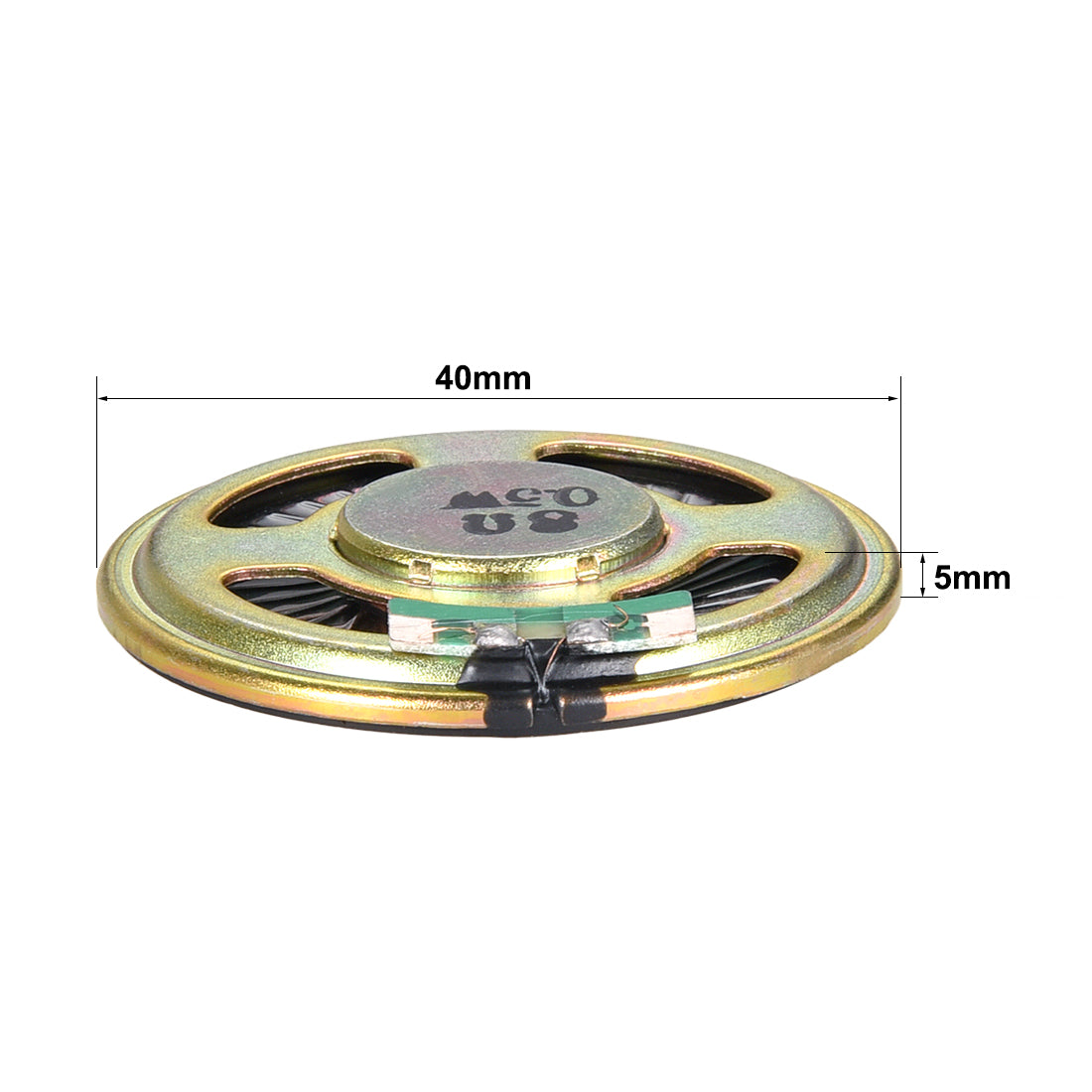 uxcell Uxcell 2St 0,5 W 8 Ohm Lautsprecher Rundform Lautsprecher DIY-Audio-Lautsprecher 40mm