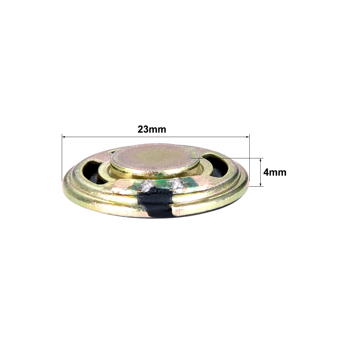 uxcell Uxcell 2St 0,5W 8 Ohm Lautsprecher Rund-Form für DIY Audio-Lautsprecher 23mm