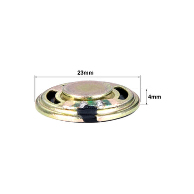 Harfington Uxcell 2St 0,5W 8 Ohm Lautsprecher Rund-Form für DIY Audio-Lautsprecher 23mm