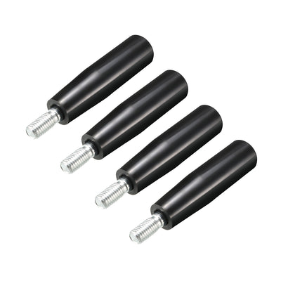 Harfington Uxcell 4Pcs Revolving Handwheel Machine Handle M12 Male Threaded Stem for Milling Machinery