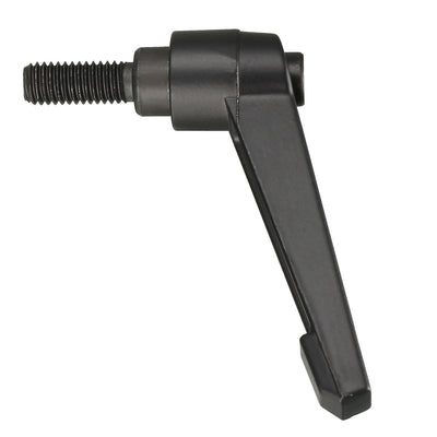 Harfington Uxcell M12 x 60mm Handle Adjustable Clamping Lever Thread Push Button Ratchet Male Threaded Stud