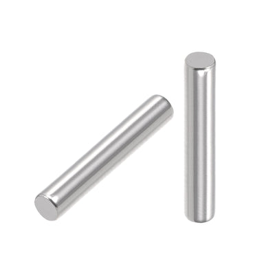 Harfington Uxcell 20Pcs 2.5mm x 18mm Dowel Pin 304 Stainless Steel Shelf Support Pin Fasten Elements Silver Tone