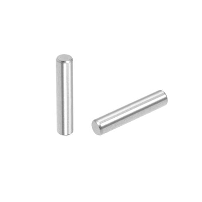 Harfington Uxcell 50Pcs 4mm x 20mm Dowel Pin 304 Stainless Steel Shelf Support Pin Fasten Elements Silver Tone