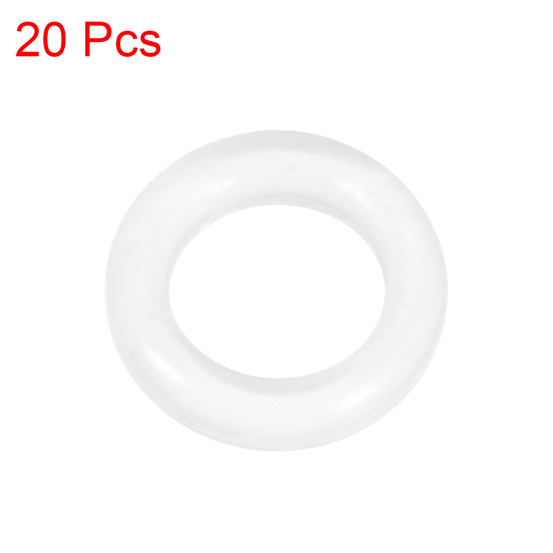 uxcell Uxcell Silicone O-Rings, 6mm Inner Diameter, 10mm OD, 2mm Width, Seal Gasket 20pcs