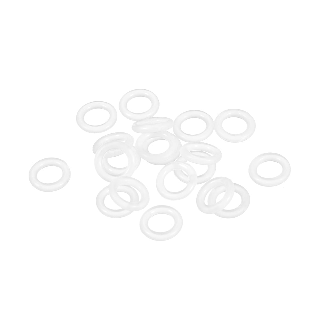 uxcell Uxcell Silicone O-Rings, 6mm Inner Diameter, 10mm OD, 2mm Width, Seal Gasket 20pcs