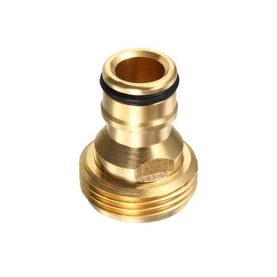 Harfington Uxcell Brass Garden Hose 3/4 PT Male Threaded  Connector,  Adapter