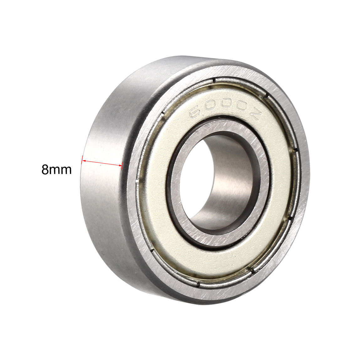 uxcell Uxcell Deep Groove Ball Bearing Metric Double Shielded Chrome Steel ABEC1 Z1