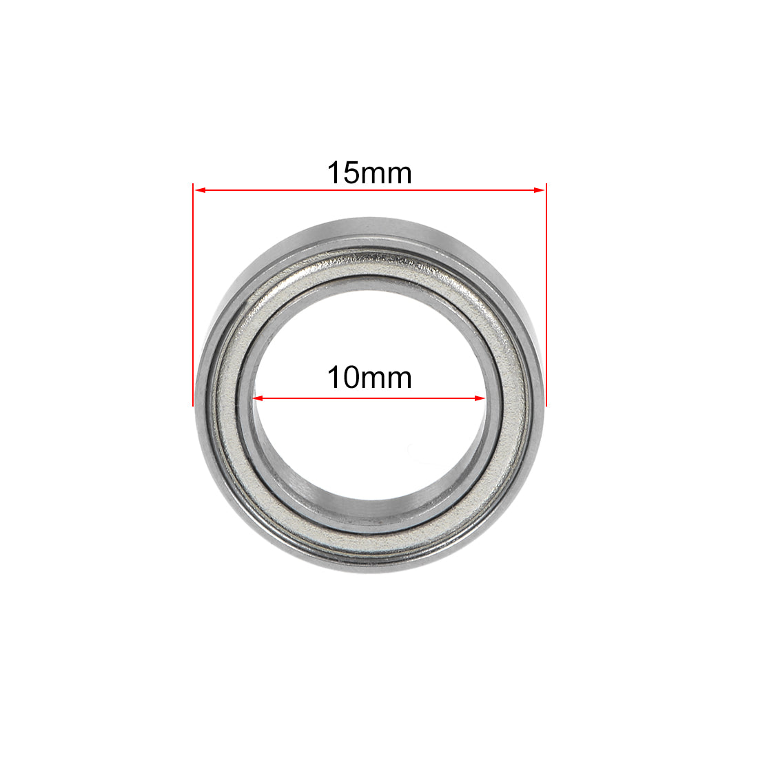 uxcell Uxcell Deep Groove Ball Bearings Thin Section Double Shield Chrome Steel