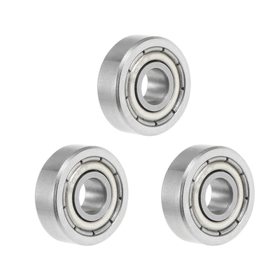 Harfington Uxcell Deep Groove Ball Bearings Metric Double Shielded Chrome Steel P0 Z1 Level