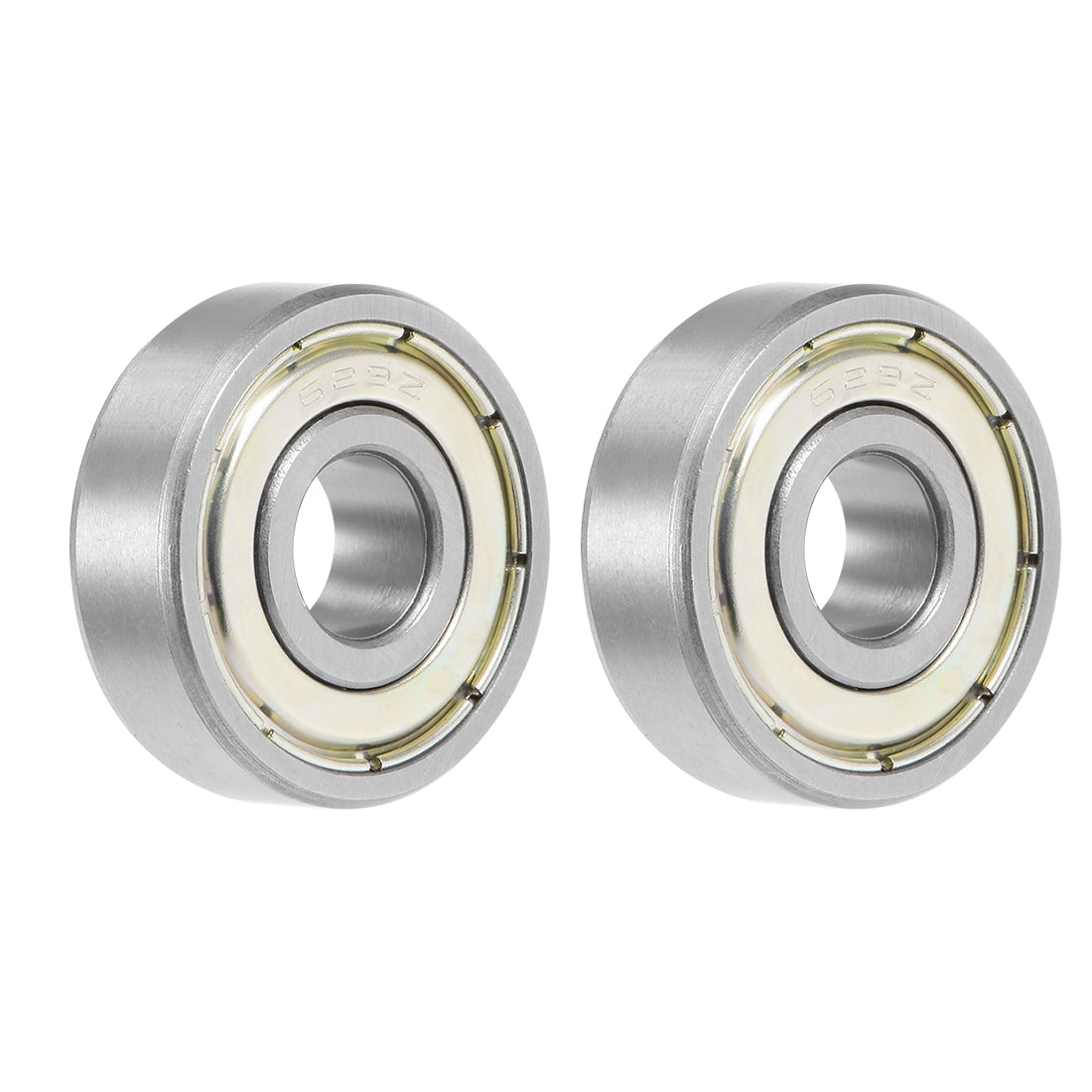 uxcell Uxcell Deep Groove Ball Bearing Metric Double Shielded Chrome Steel ABEC1 Z1 Level