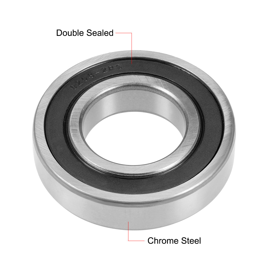 uxcell Uxcell Deep Groove Ball Bearings Metric Double Sealed Chrome Steel