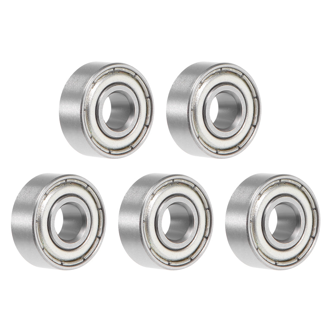 uxcell Uxcell Deep Groove Ball Bearing Double Shielded Chrome Roller Bearings