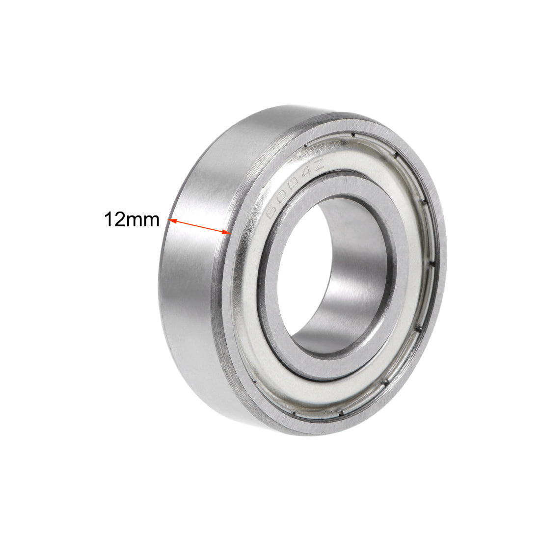 uxcell Uxcell 6004Z Deep Groove Ball Bearing 20x42x12mm Single Shielded Chrome Steel Bearings