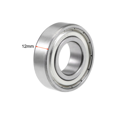 Harfington Uxcell 6004Z Deep Groove Ball Bearing 20x42x12mm Single Shielded Chrome Steel Bearings