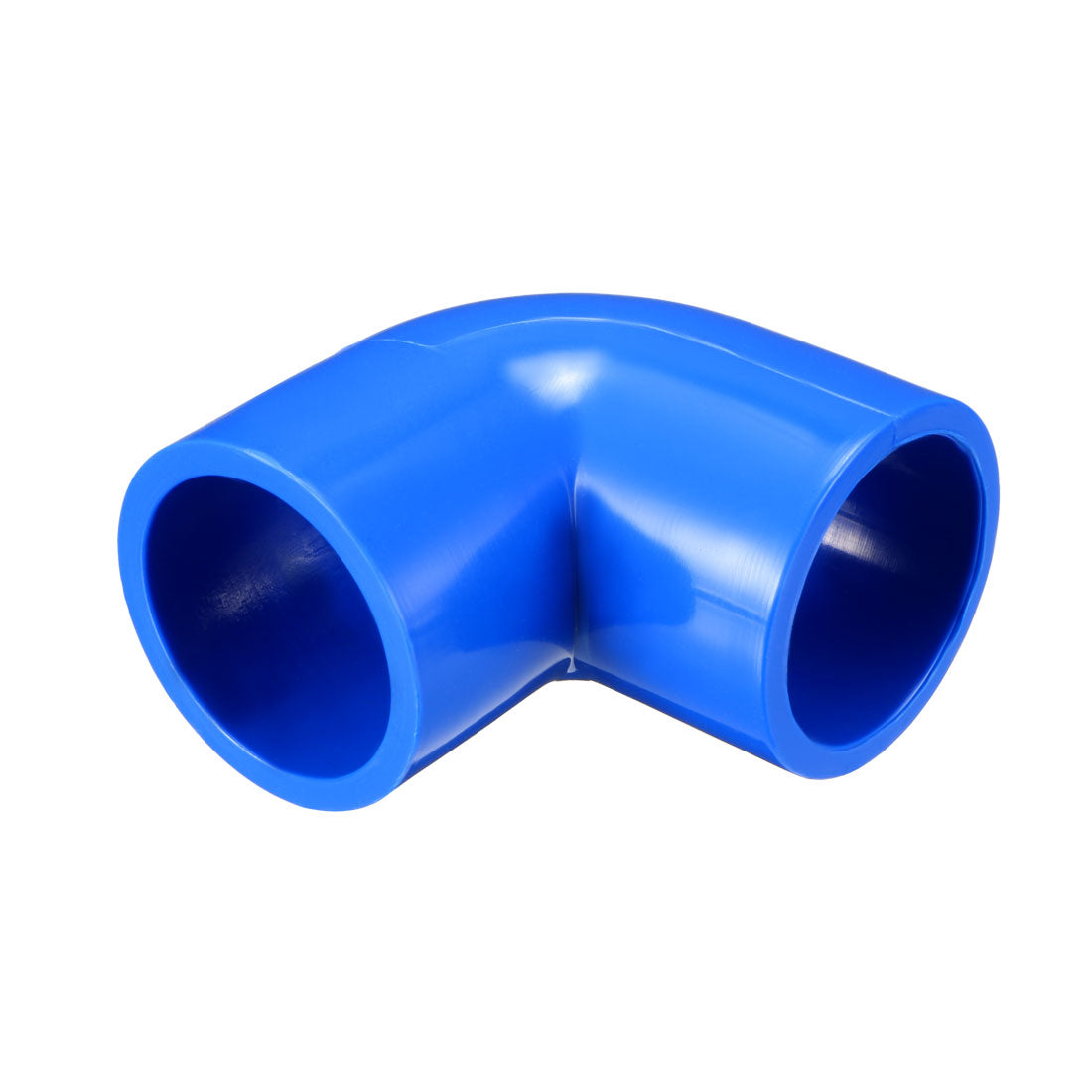 uxcell Uxcell 20mm Slip 90 Degree PVC Pipe Fitting Elbow Coupling Adapter Blue 10 Pcs