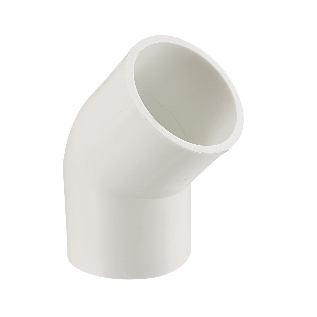 uxcell Uxcell 40mm Slip 45 Degree PVC Pipe Fitting Elbow Coupling Connector 2Pcs