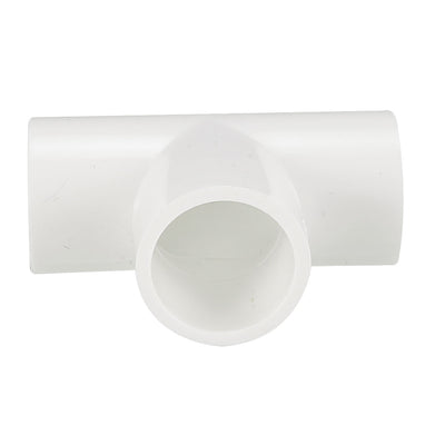 Harfington Uxcell 20mm Slip Tee PVC Pipe Fitting T-Shaped Coupling Connector