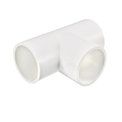 Harfington Uxcell 40mm Slip Tee PVC Pipe Fitting T Shaped Coupling Connector