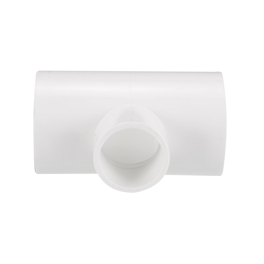 uxcell Uxcell 40mm x 40mmx 25mm Slip Reducing Tee PVC Pipe Fitting T-Shaped Connector 2 Pcs