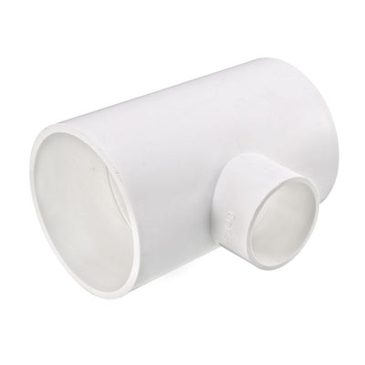 Harfington Uxcell 75mm x 75mmx 40mm Slip Reducing Tee PVC Pipe Fitting T-Shaped Connector