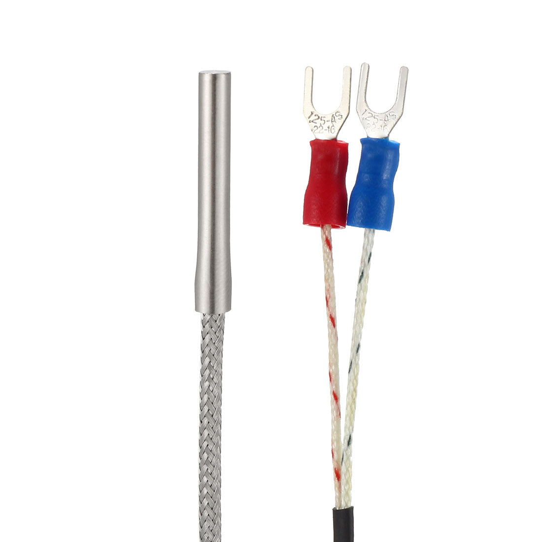 uxcell Uxcell K Type Temperature Sensor Probe 1.5M Cable 4mmx30mm Thermocouple 32~1112°F (0~600°C)