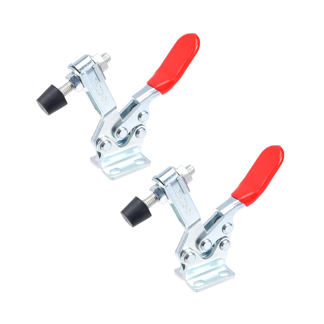 uxcell Uxcell Toggle Clamp GH-225-D Horizontal Clamp Quick Release Tool 230Kg 506lbs Capacity 2pcs