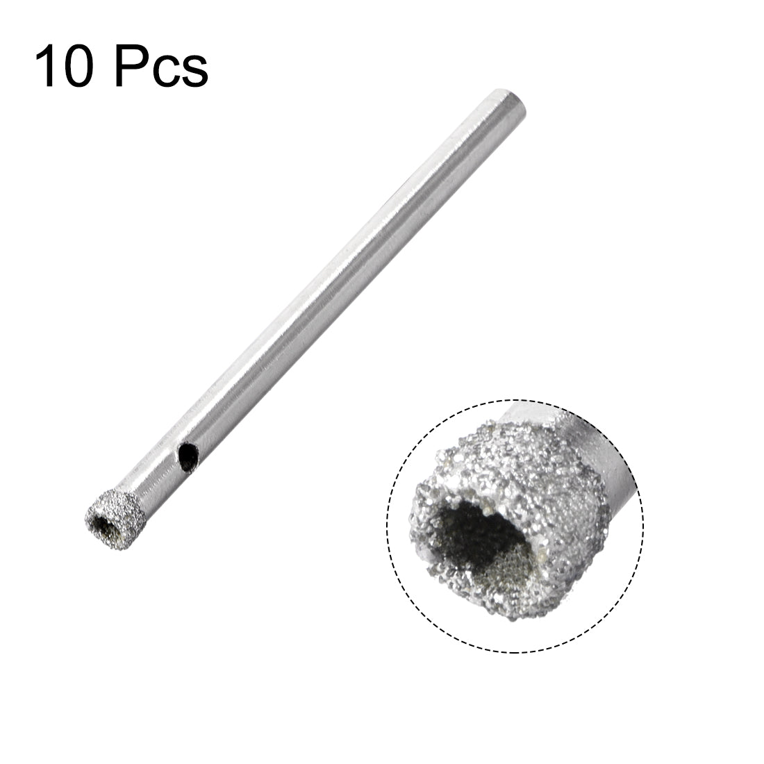 Uxcell Uxcell 22mm Diamond Drill Bits Hole Saws for Glass Ceramic Porcelain Tiles 10 Pcs