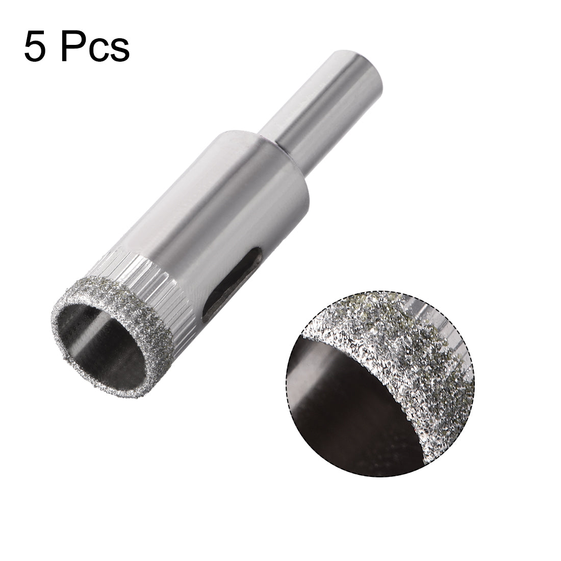 Uxcell Uxcell 6mm Diamond Drill Bits Hole Saws for Glass Ceramic Porcelain Tiles 5 Pcs