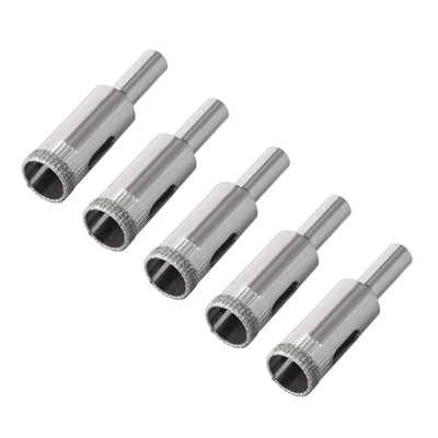 Harfington Uxcell 6mm Diamond Drill Bits Hole Saws for Glass Ceramic Porcelain Tiles 5 Pcs