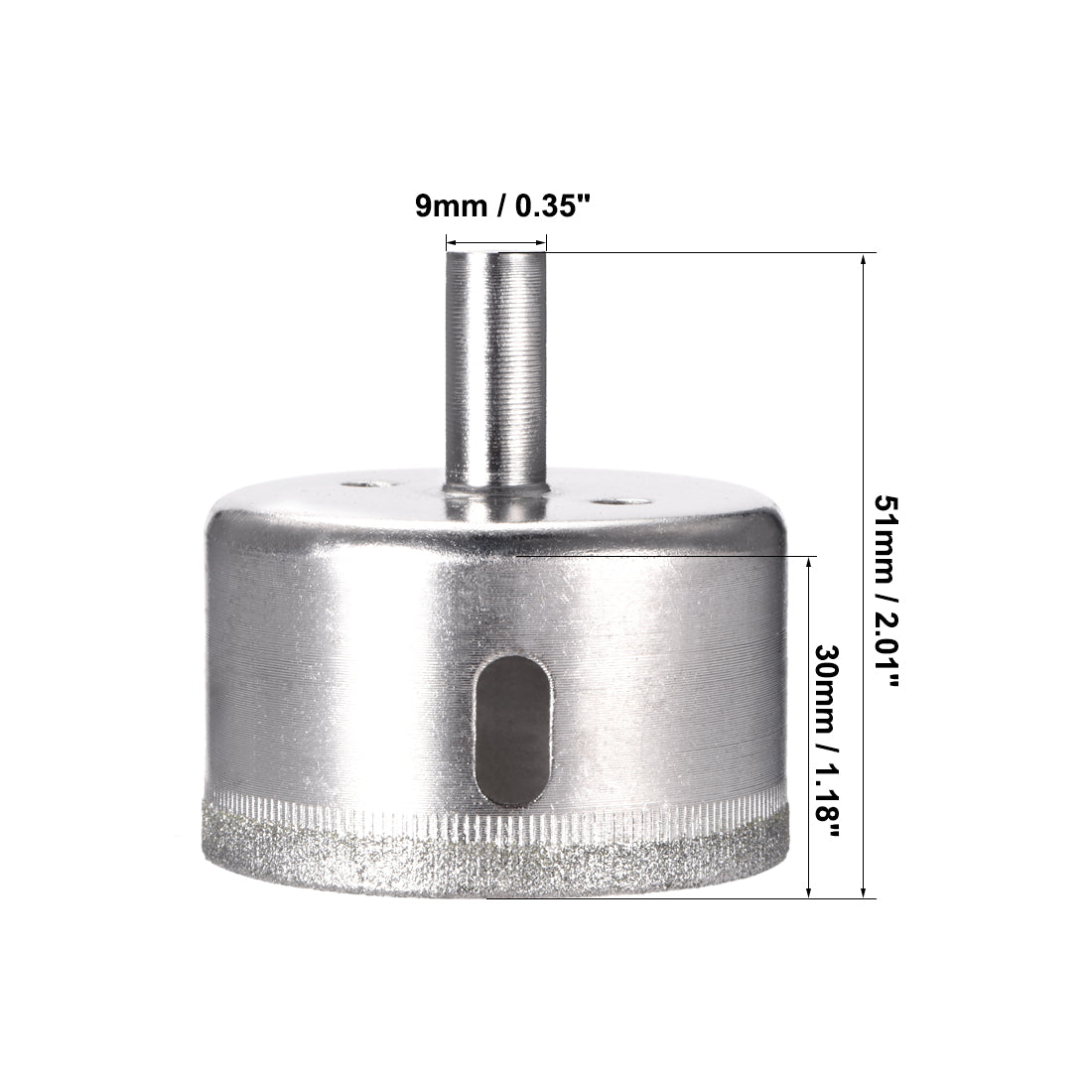 Uxcell Uxcell 55mm Diamond Drill Bits Hole Saws for Glass Ceramic Porcelain Tiles