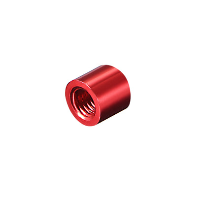Harfington Uxcell Round Aluminum Standoff Column Spacer M3x5mm,for RC Airplane,FPV Quadcopter,CNC,Red,10pcs