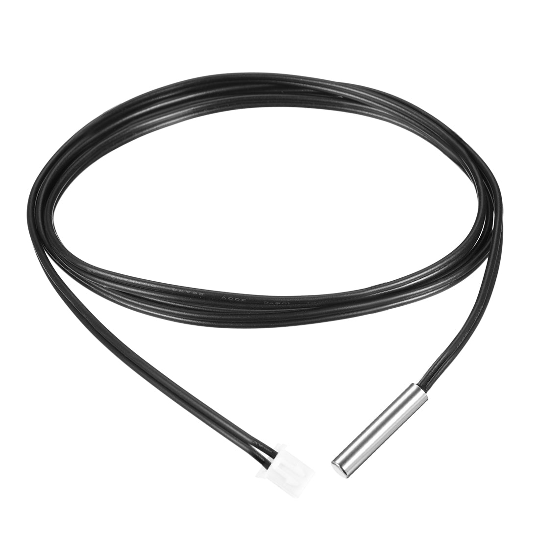 uxcell Uxcell 5K NTC Thermistor Probe 19.7 Inch Stainless Steel Sensitive Temperature Temp Sensor for Air Conditioner