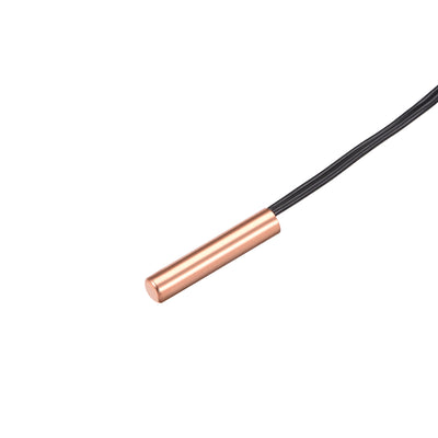 Harfington Uxcell 5 Pcs 15K NTC Thermistor Probe 15.7 Inch Copper Sensitive Temperature Temp Sensor for Air Conditioner