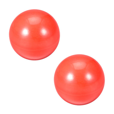 Harfington Uxcell 2 Pcs Thermoset Ball Knob M12 Female Threaded Machine Handle 40mm Diameter Smooth Rim Red