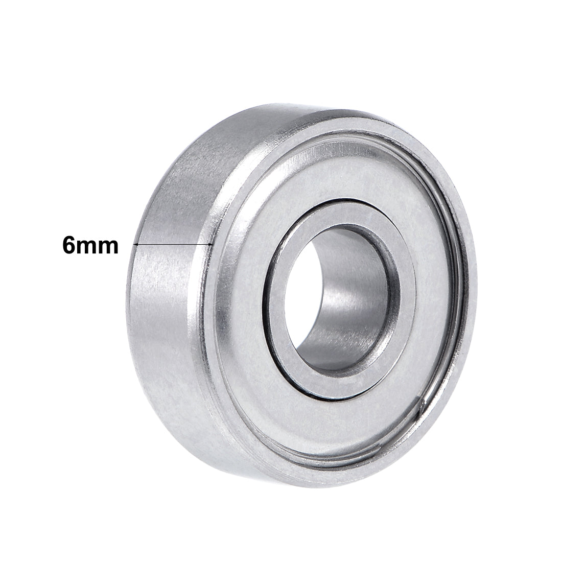 uxcell Uxcell S607ZZ Stainless Steel Ball Bearing 7mmx19mmx6mm Double Shielded S607Z Bearings 5pcs