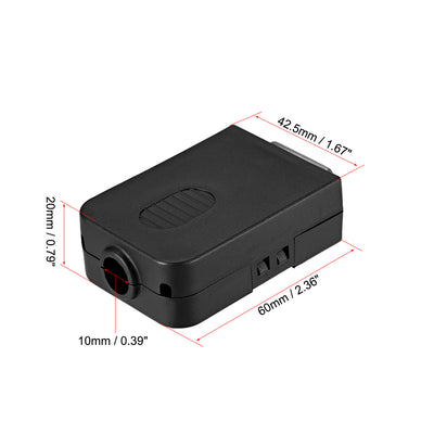 Harfington Uxcell D-sub DB15 Breakout Board Connector with Case 15 Pin 2 Row Female Port Solderless Terminal Block Adapter with Thumb Screws