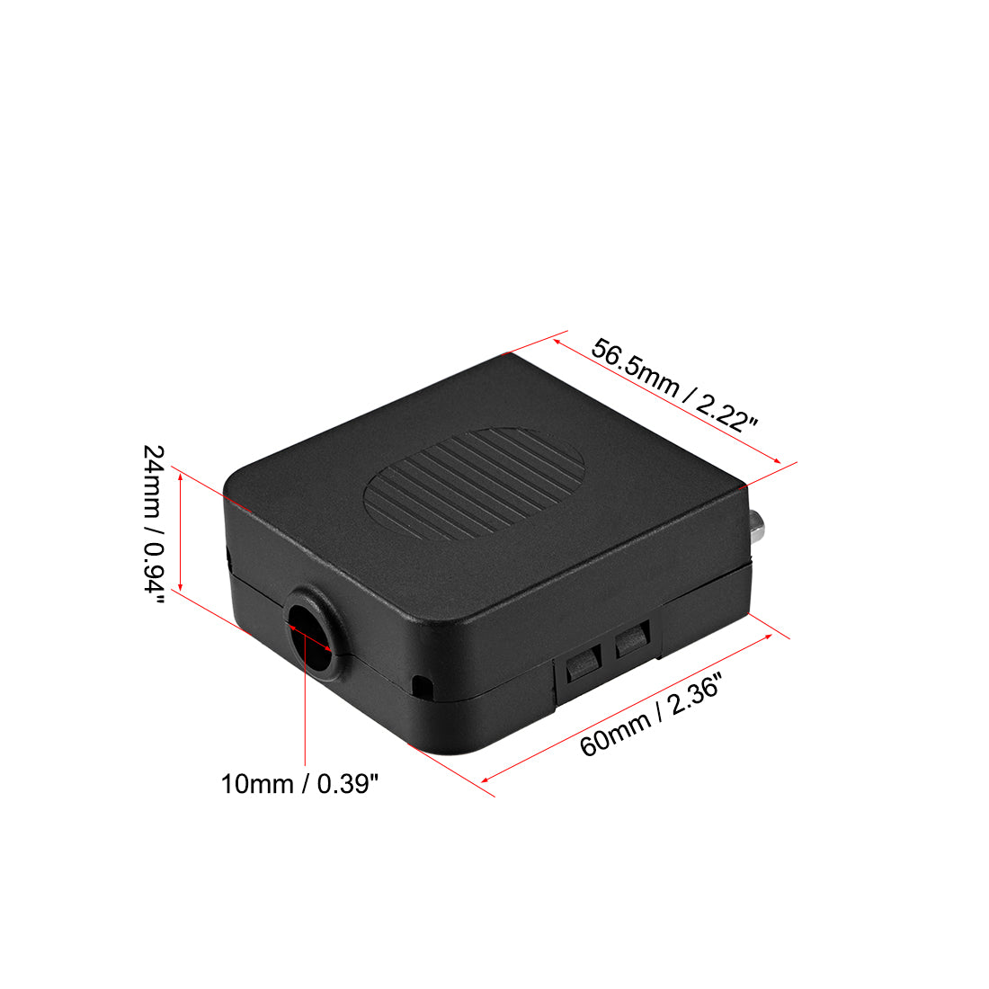 uxcell Uxcell D-sub DB25 Breakout Board Connector with Case 25 Pin 2 Row Female Port Solderless Terminal Block Adapter with Positioning Nuts