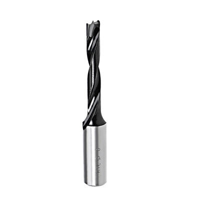 Harfington Uxcell Brad Point Drill Bits for Wood 6mm x 70mm Forward Turning HSS for Woodworking Carpentry Drilling Tool