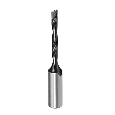 Harfington Uxcell Brad Point Drill Bits for Wood 4.5mm x 70mm Forward Turning HSS for Woodworking Carpentry Drilling Tool