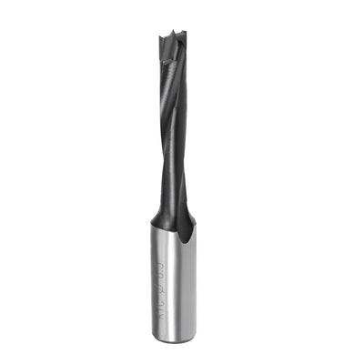 Harfington Uxcell Brad Point Drill Bits for Wood 6.5mm x 70mm Forward Turning HSS for Woodworking Carpentry Drilling Tool