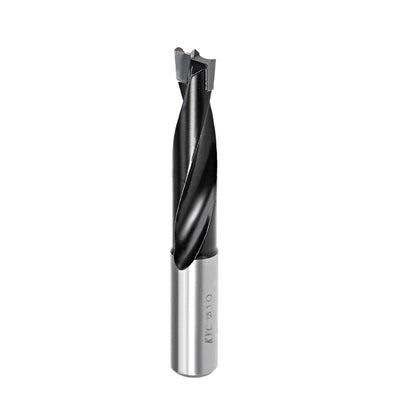 Harfington Uxcell Brad Point Drill Bits for Wood 10mm x 70mm Forward Turning HSS for Woodworking Carpentry Drilling Tool